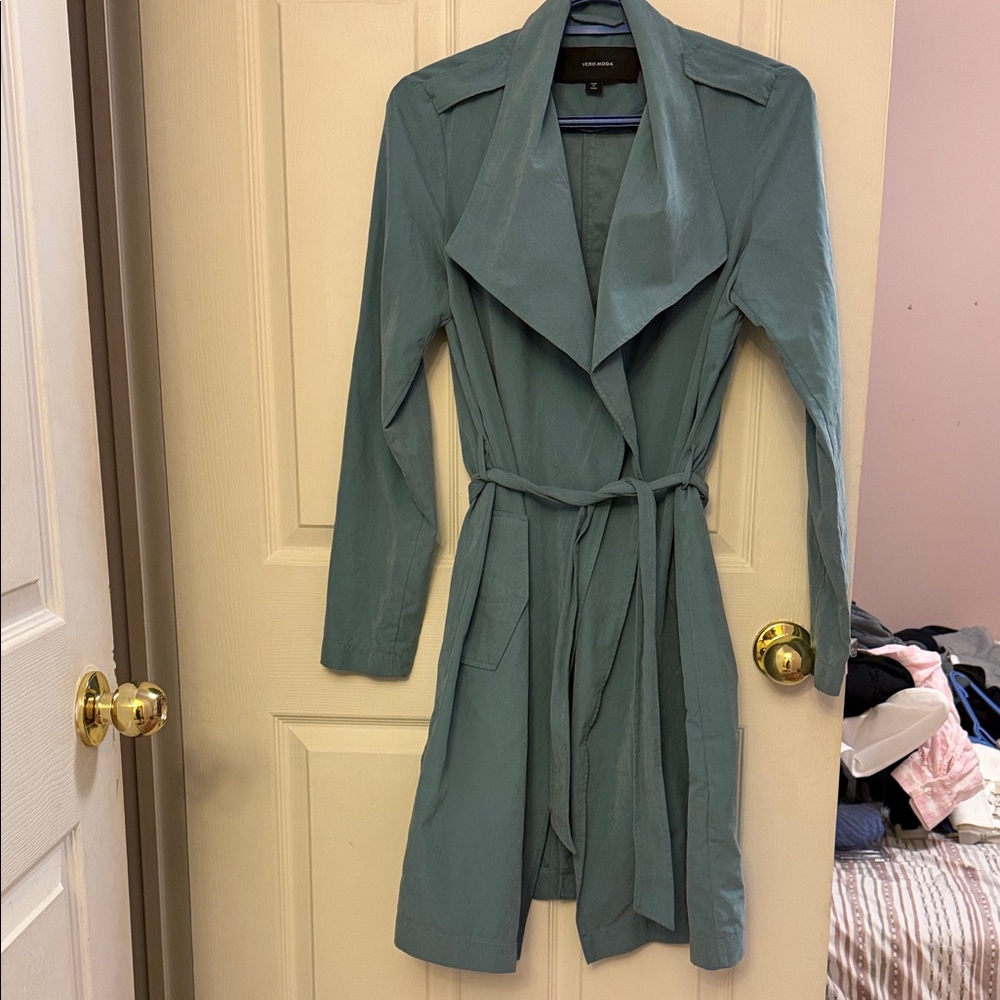 Vero Moda Blue Overcoat